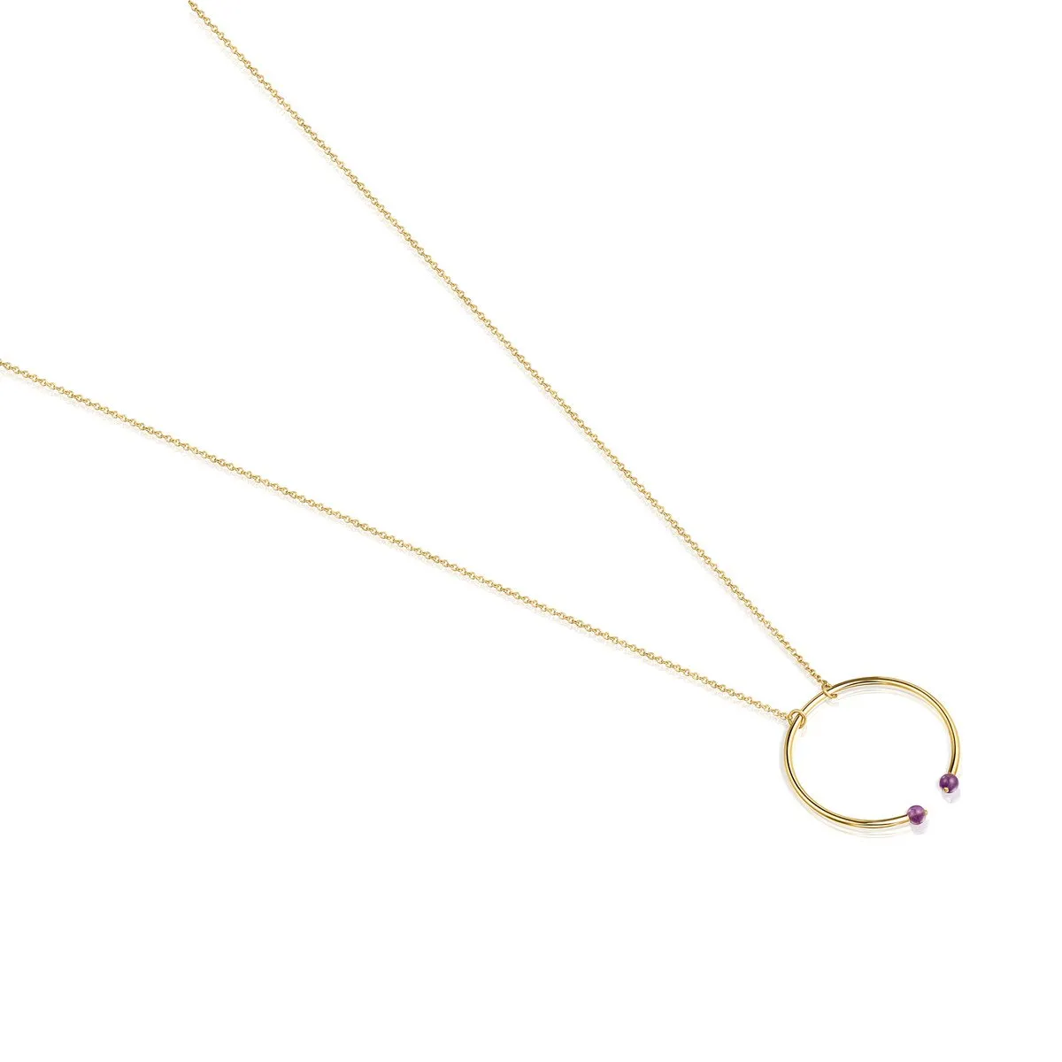Tous Batala Necklace in Gold Vermeil with Amethyst 918542540