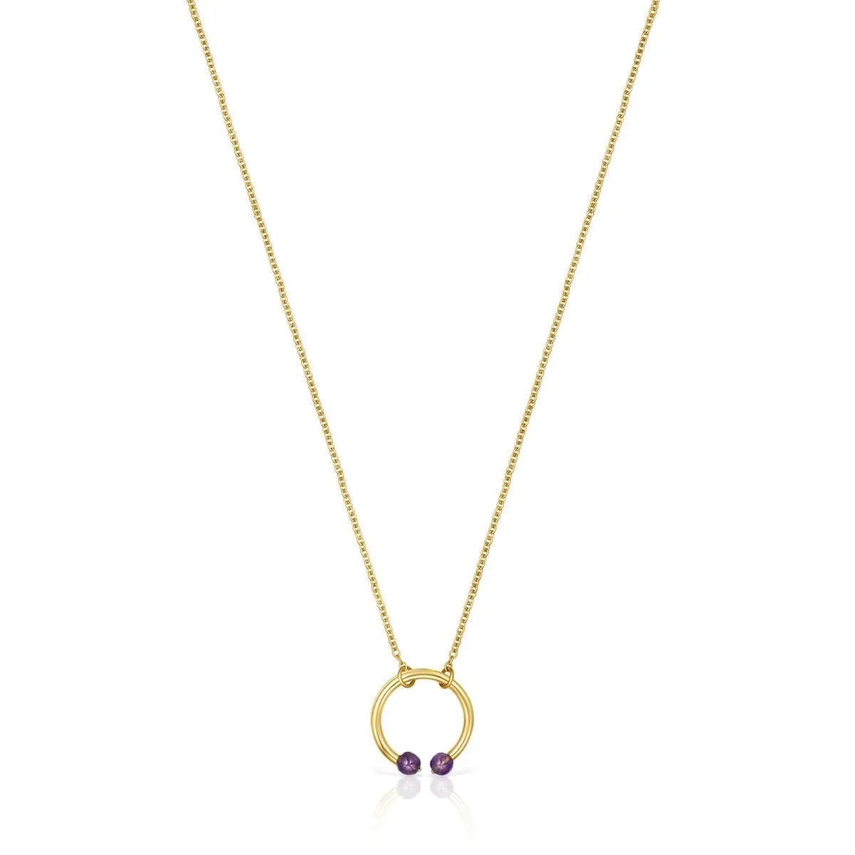 Tous Batala Necklace in Gold Vermeil with Amethyst 918542590