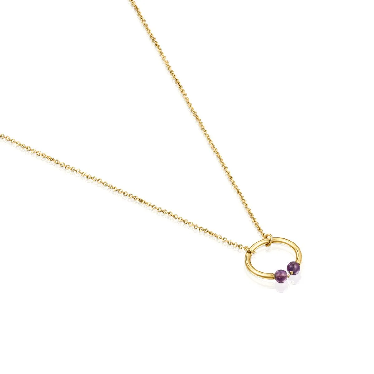 Tous Batala Necklace in Gold Vermeil with Amethyst 918542590