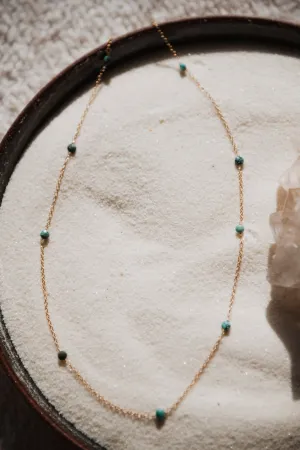 Turquoise Bead Necklace