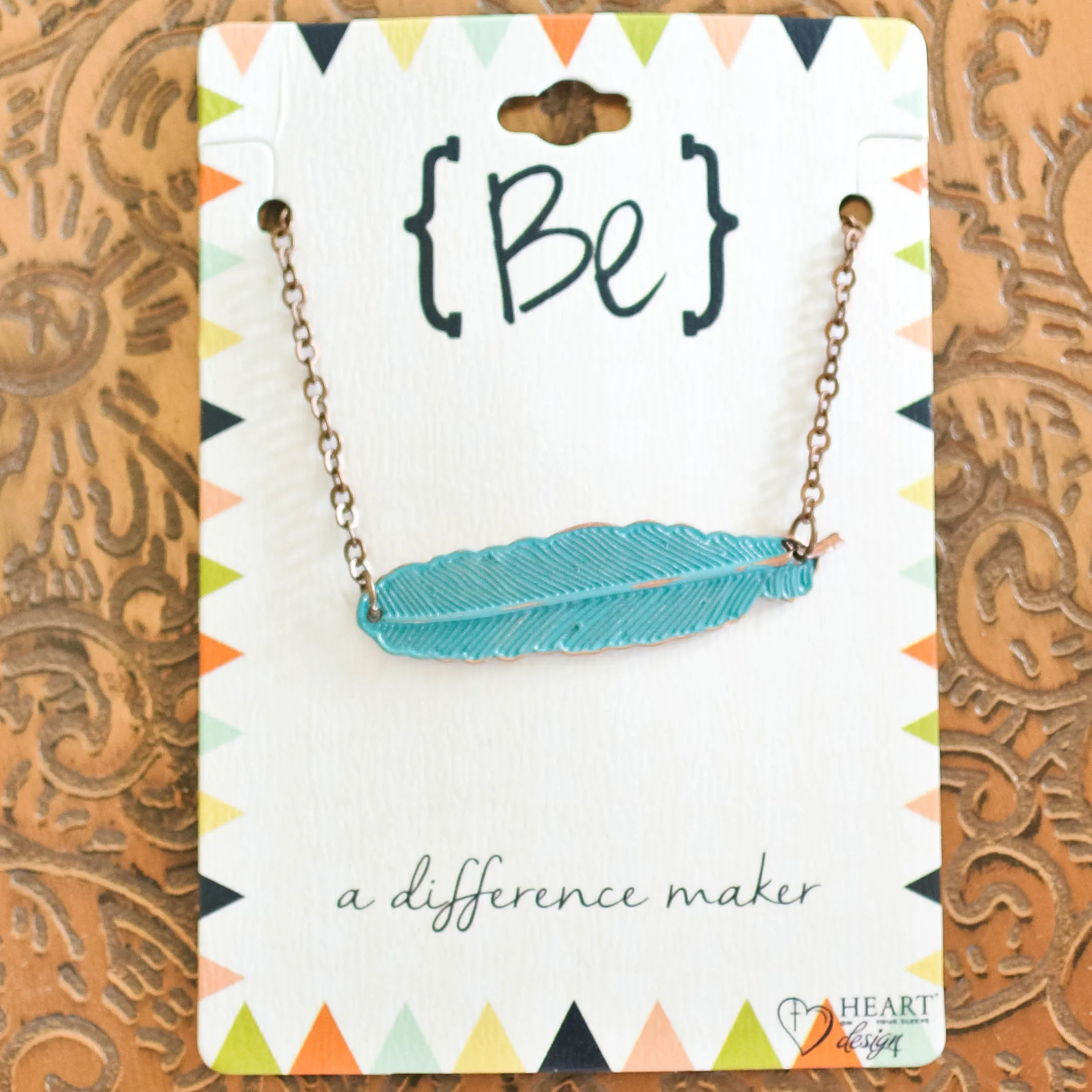 Turquoise Leaf Necklace