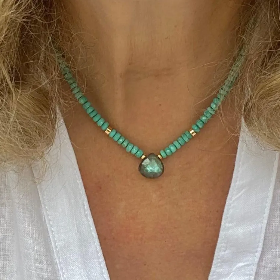 Turquoise Necklace - Athena