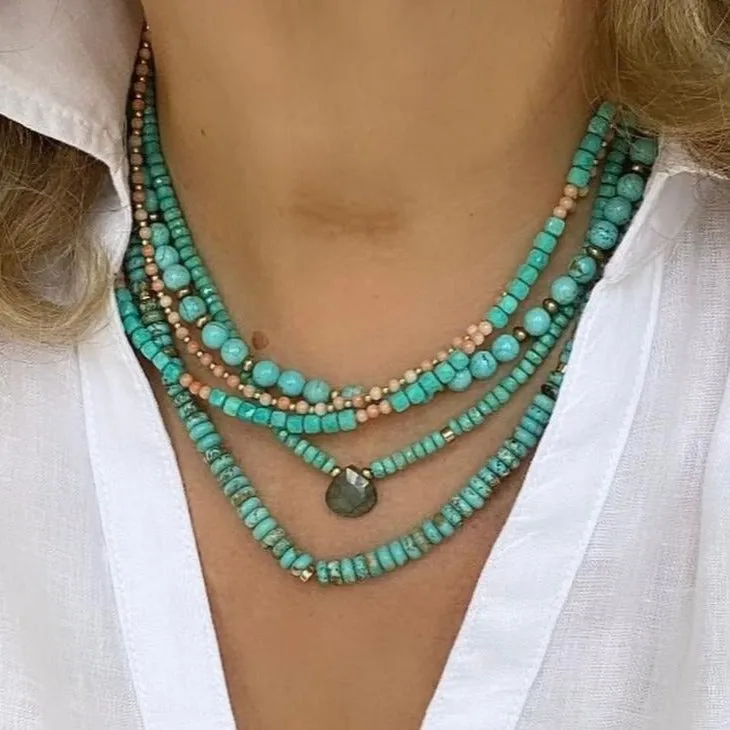 Turquoise Necklace - Athena