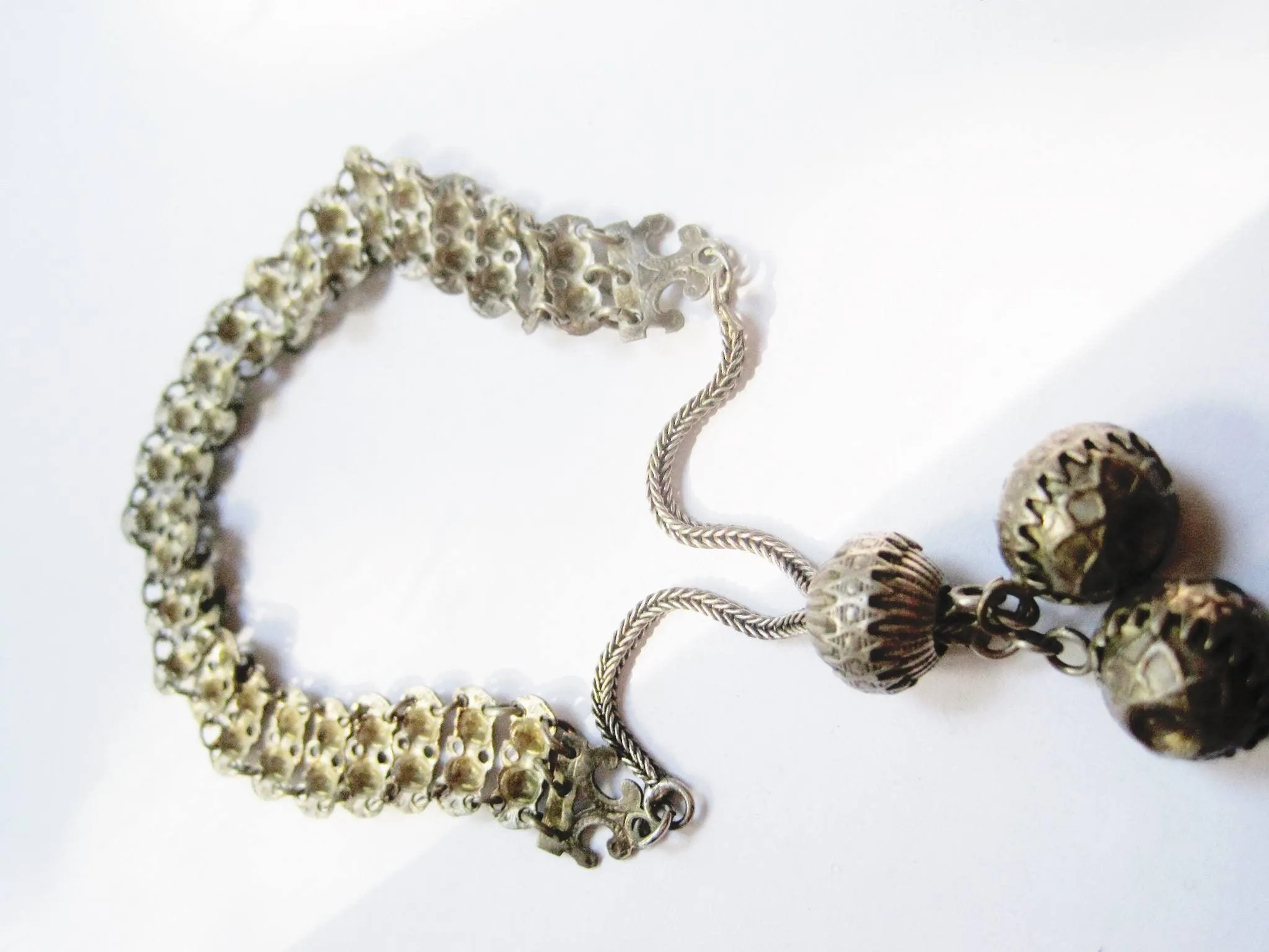 Vintage Art Deco Silver European Bracelet