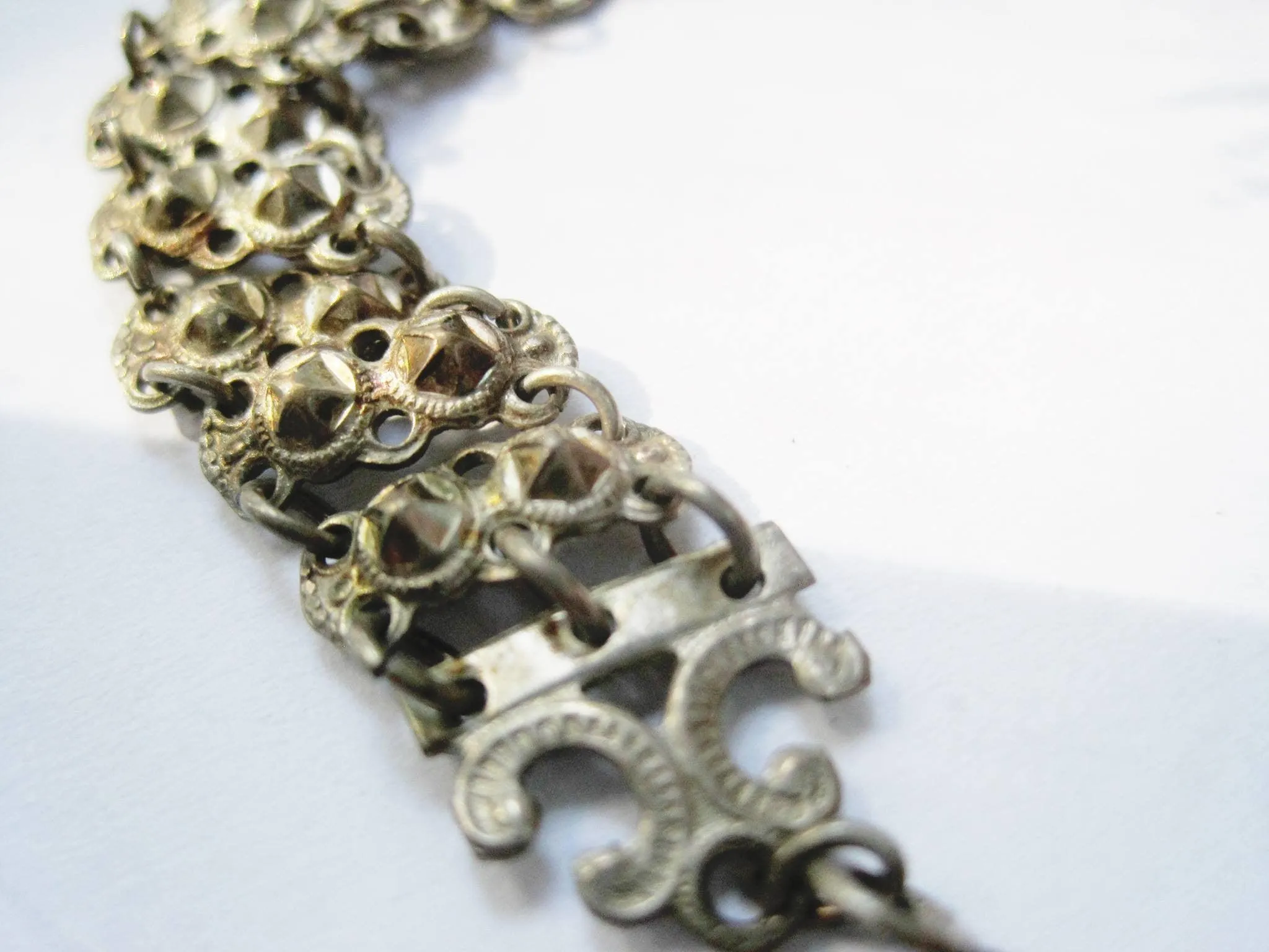 Vintage Art Deco Silver European Bracelet