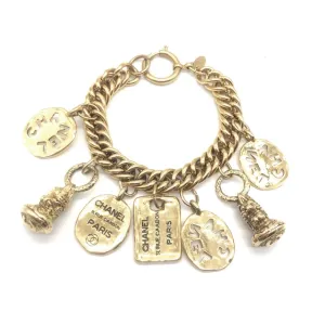 Vintage Chanel Charm Bracelet with Seal Charms