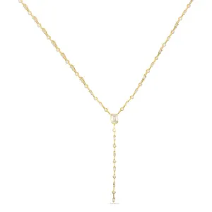 Y Shaped Diamond Necklace